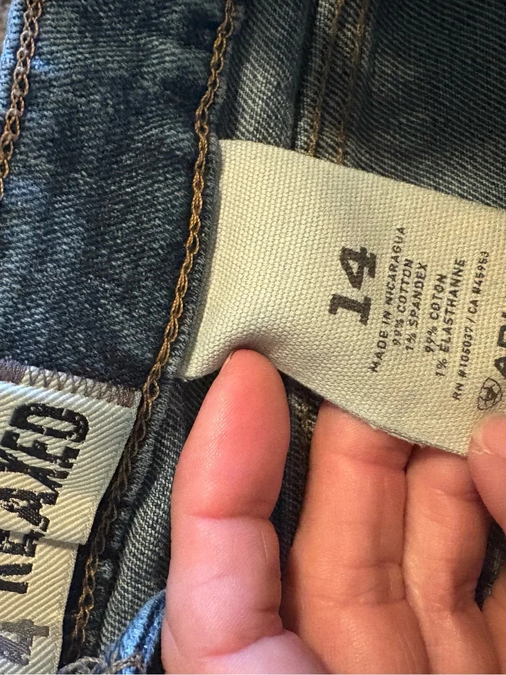 Ariat B4 Relaxed Boys Jeans Size 14 Medium Wash Bootcut Western Denim (1402)